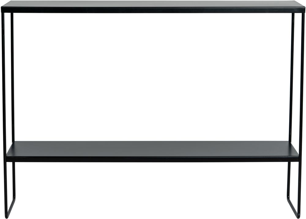 Console Alex 95 x 28 cm - Noir + Pieds de meubles - Consoles - Trendrum.fr